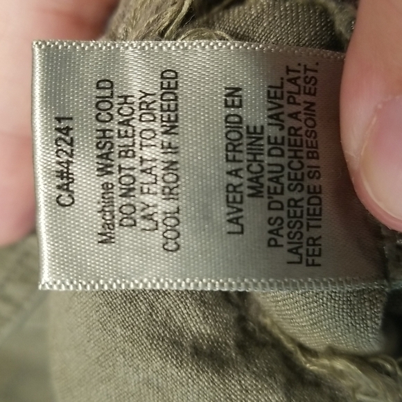 💕YOUNG FABULOUS & BROKE💕 River Raw Edge Romper Cadet Pigment Green XS NWT - Picture 10 of 10